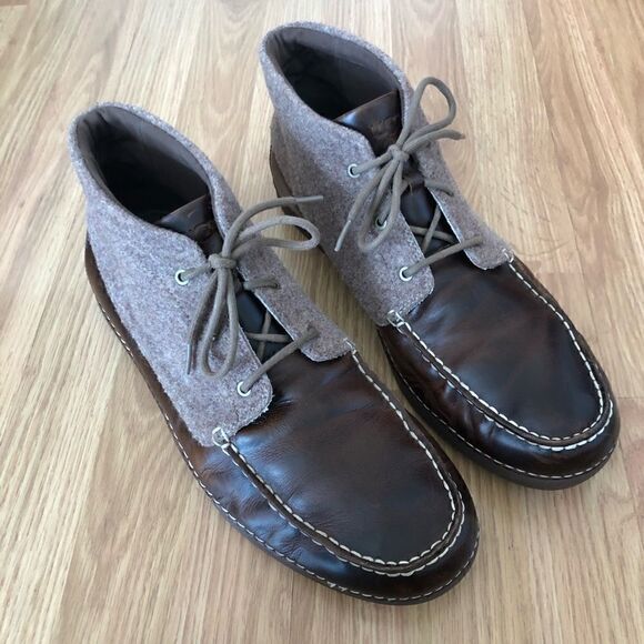 UGG Australia KALDWELL Brown Leather Wool Chukka Boots 1003885 VIBRAM main image 5
